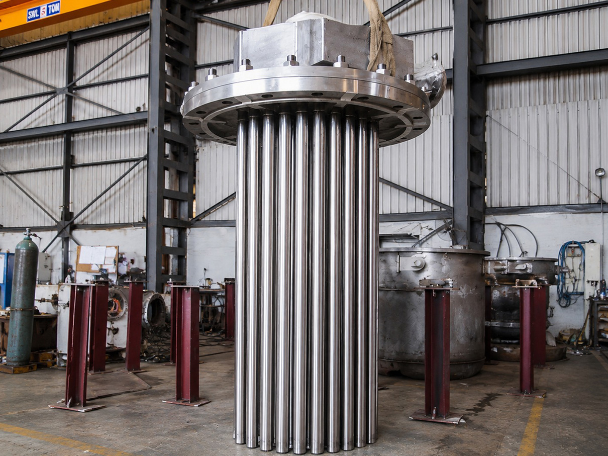 Tantalum Bayonet Heater Nitric Acid Plant