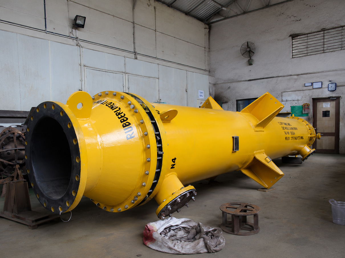 Titanium Gr. 2 Chlorine Recuperator-Chlor-Alkali