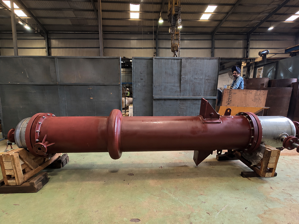 Zirconium Grade 702 Falling Film Evaporator for Specialty Chemical Industry