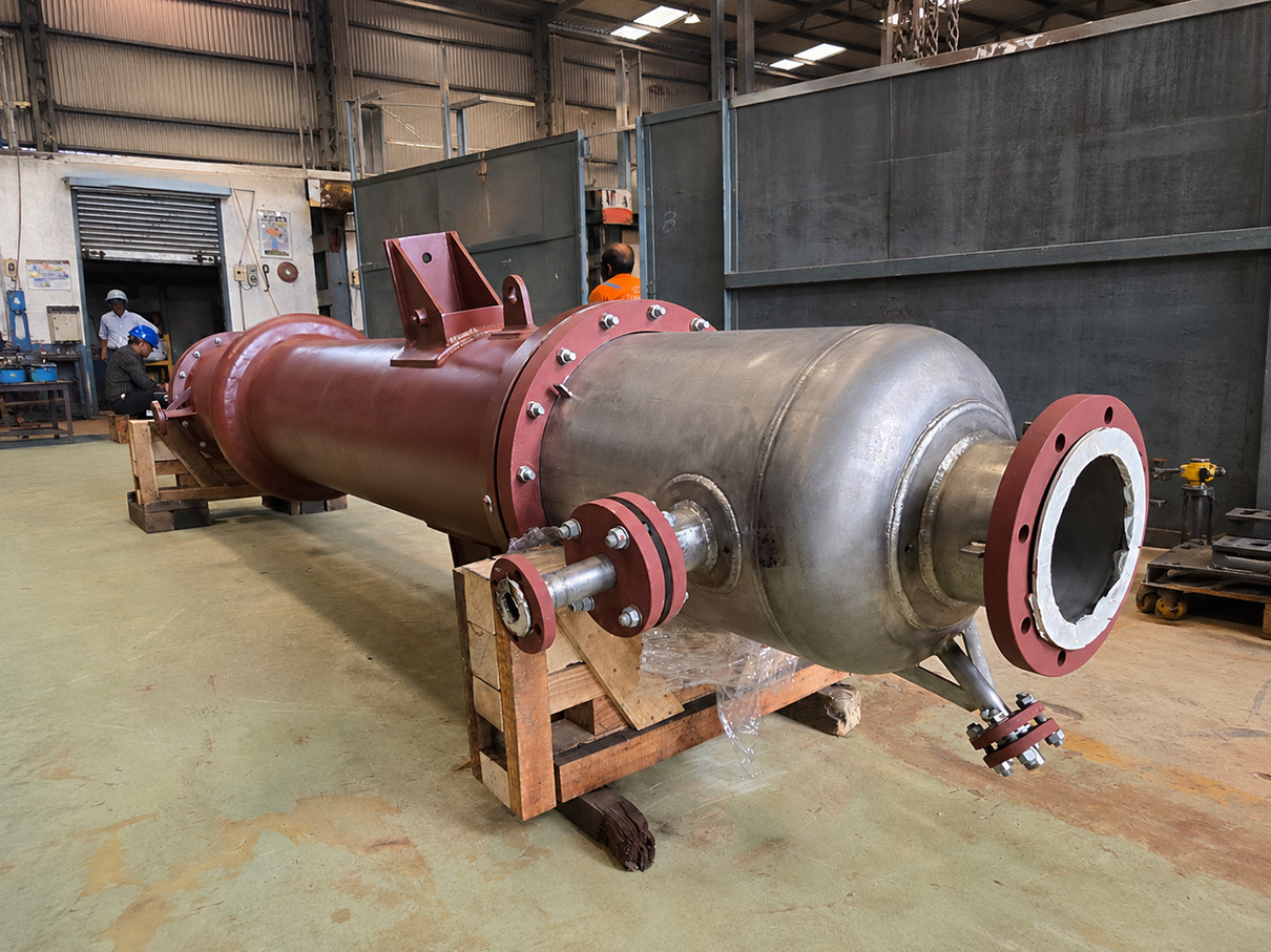 Zirconium Grade 702 Falling Film Evaporator for Specialty Chemical Industry