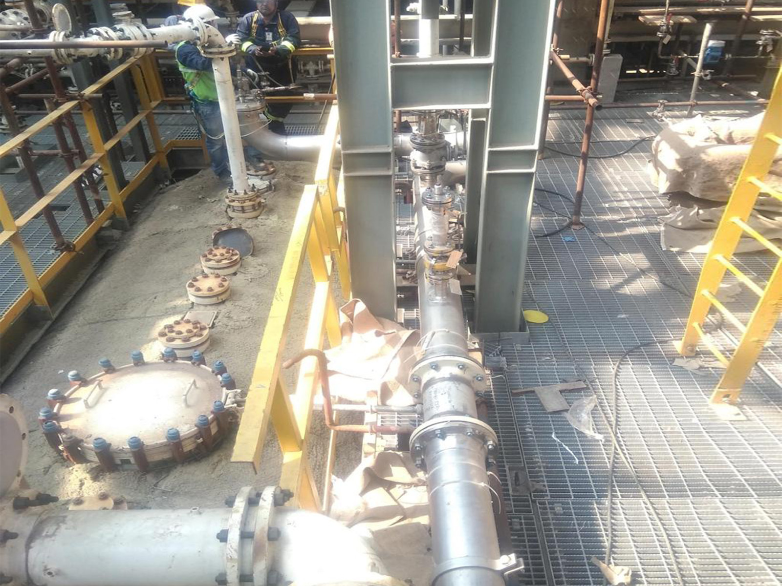 TITANIUM PIPING For Halo-Butyl Isobutylene Isoprene Rubber (HIIR) Plant