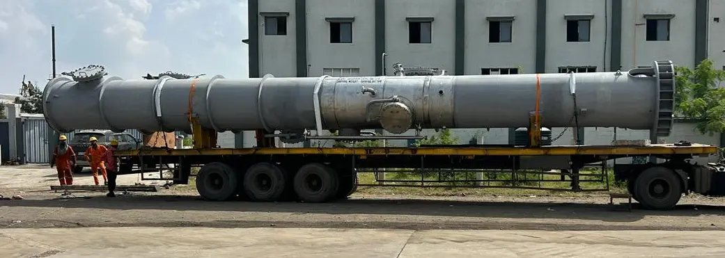 Process columns design, materials and fabrication