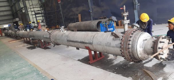 Tinita Engineering Delivers 03 Inconel 600 Columns for Fluorochemical Application