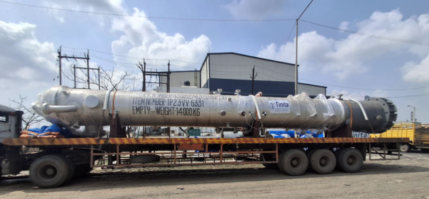 Tinita Engineering Delivers Washing Drum to Numaligarh Refinery – CCR Unit, NERP